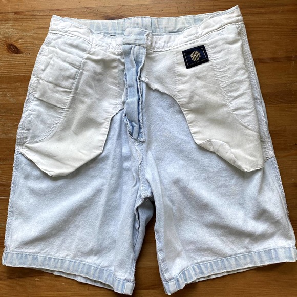 BUGLE BOY MEN Lightwashed Jean Denim Cotton Shorts - Picture 4 of 10